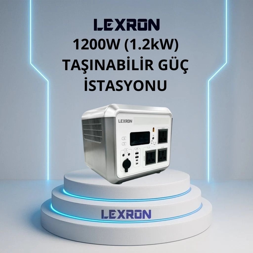 1200w-ps.jpg 1200W (1.2kW) TAŞINABİLİR GÜÇ İSTASYONU - Görsel 1