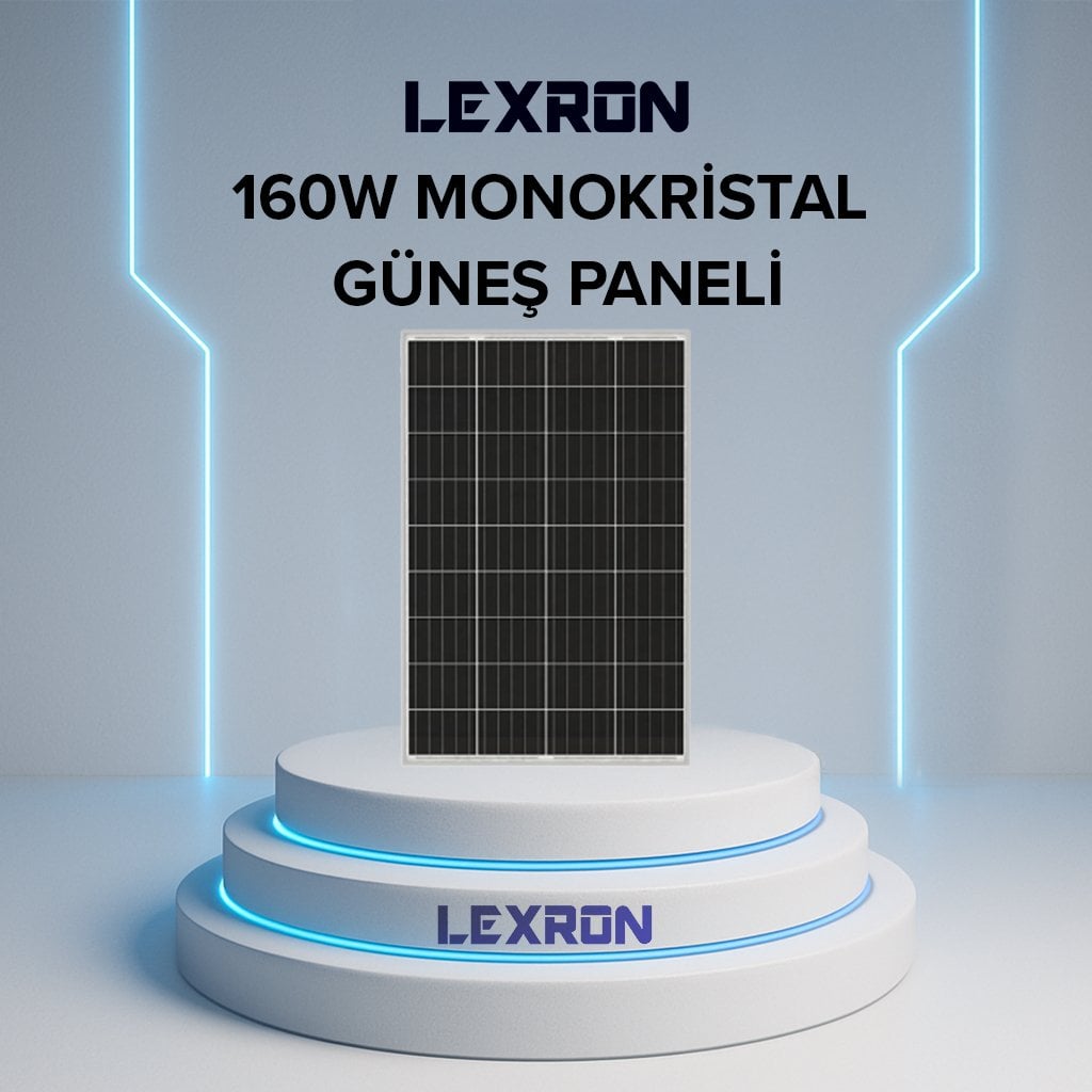 160w-monokristal-gunes-paneli.jpg ECOSOL 160W MONOKRİSTAL GÜNEŞ PANELİ 5BB A- - Görsel 1