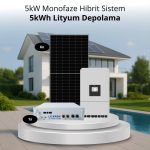 5kW MONOFAZE HİBRİT SİSTEM 1