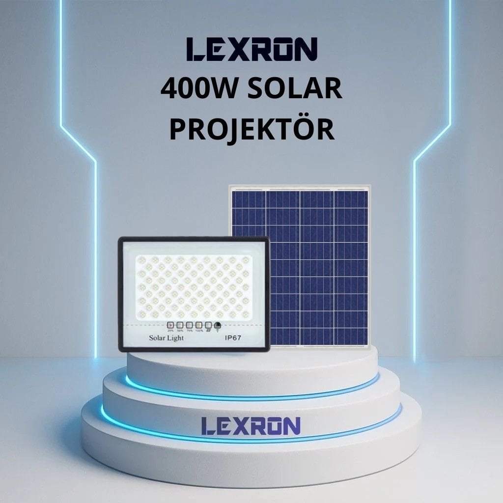 400wsp.jpg 400W SOLAR PROJEKTÖR - Görsel 1