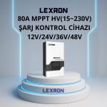 80A HV(15~230V) MPPT ŞARJ KONTROL CİHAZI
