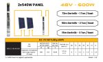 DC pompa 0.8 Hp / 600W / 48V (3RDC3.5-80-48-600) - Görsel 4