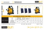 DC Yüzey Pompa 1.5Hp 1100W (SFP20-17-1100W/96V) - Görsel 8