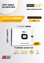MEXX-P12kW - Premium 48V 12kW (Paralel /Wi-Fi/ Dual Output) - Görsel 7