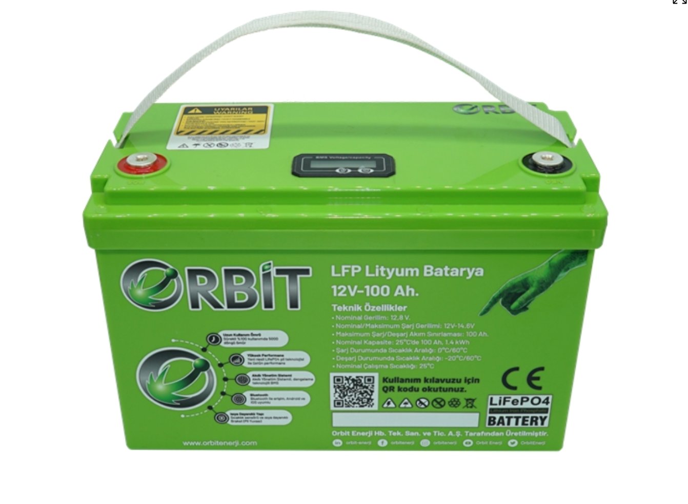 mrdcdukb-mhgb.jpg ORBİT 12.8V 100Ah LiFePO4 - Görsel 1