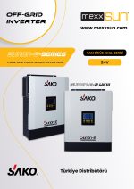 Sunon-E Tam Sinüs Akıllı 24V 2.4KW (450-500VDC) - Görsel 7