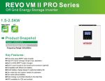 1.5KW HV MPPT AKILLI İNVERTER 12V SOROTEC - Görsel 3